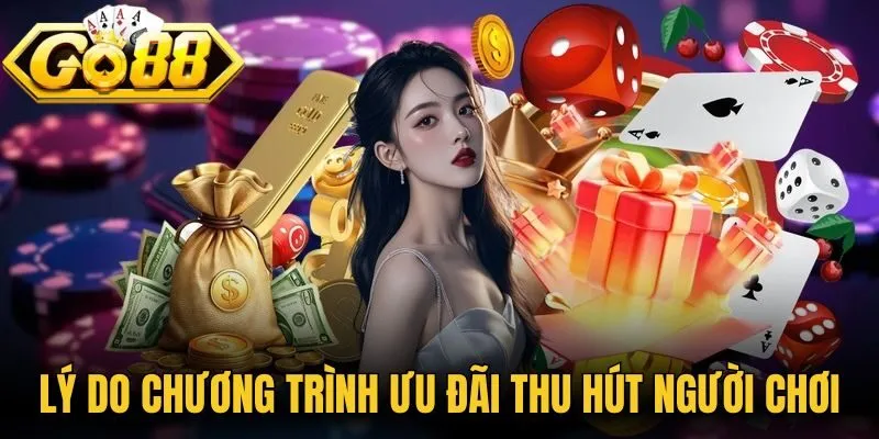 Khuyến Mãi Go88 - Tổng Hợp Các Ưu Đãi Hot Nhất Năm 2026 2 Lý do các chương trình ưu đãi thu hút người chơi